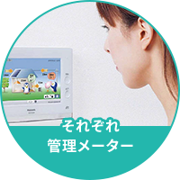 それぞれ管理メーター